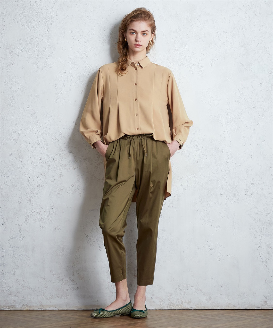 LE SOUK HOLIDAY タックテーパードパンツ_sub_19