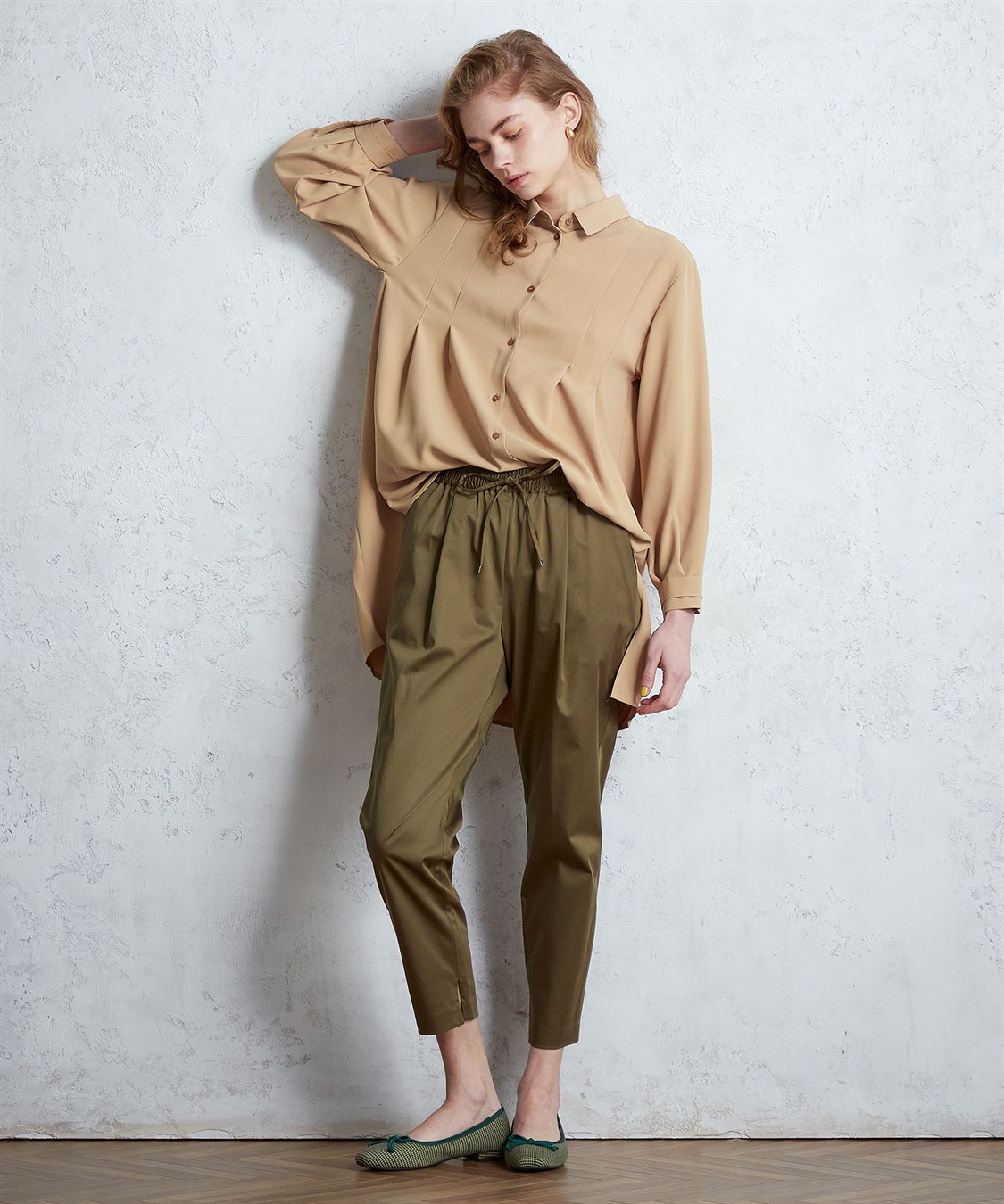 LE SOUK HOLIDAY タックテーパードパンツ_sub_20