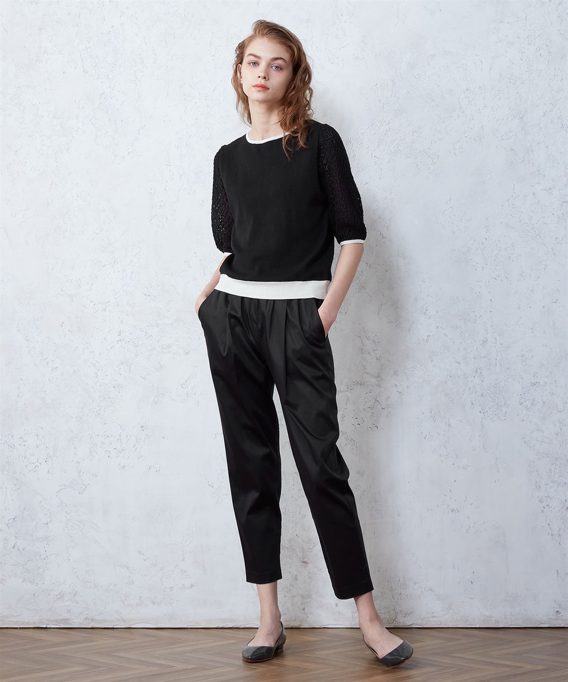 LE SOUK HOLIDAY タックテーパードパンツ_sub_29