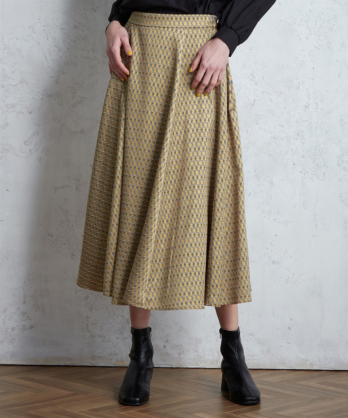 LE SOUK HOLIDAY モチーフプリントスカート_sub_3