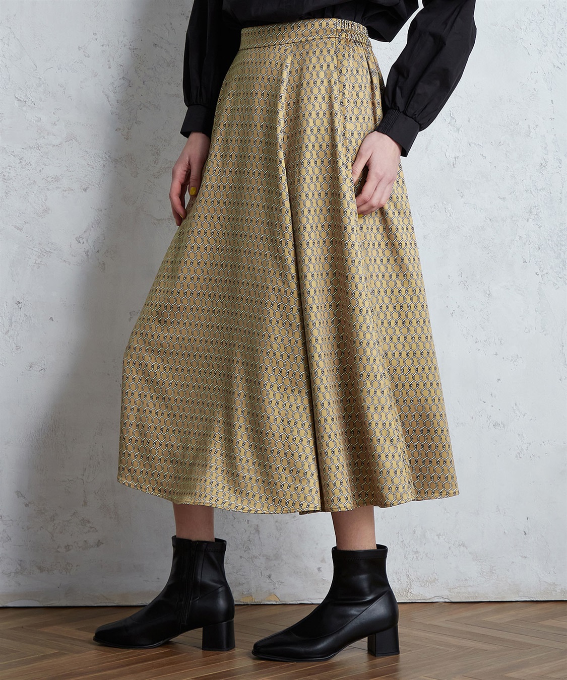 LE SOUK HOLIDAY モチーフプリントスカート_sub_4