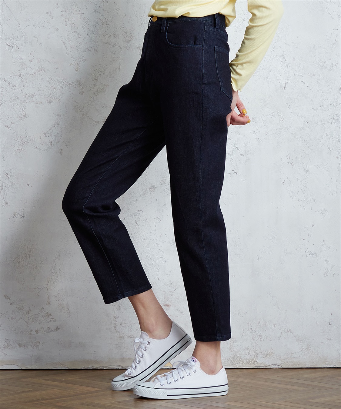 LE SOUK HOLIDAY デニムテーパードパンツ_sub_4