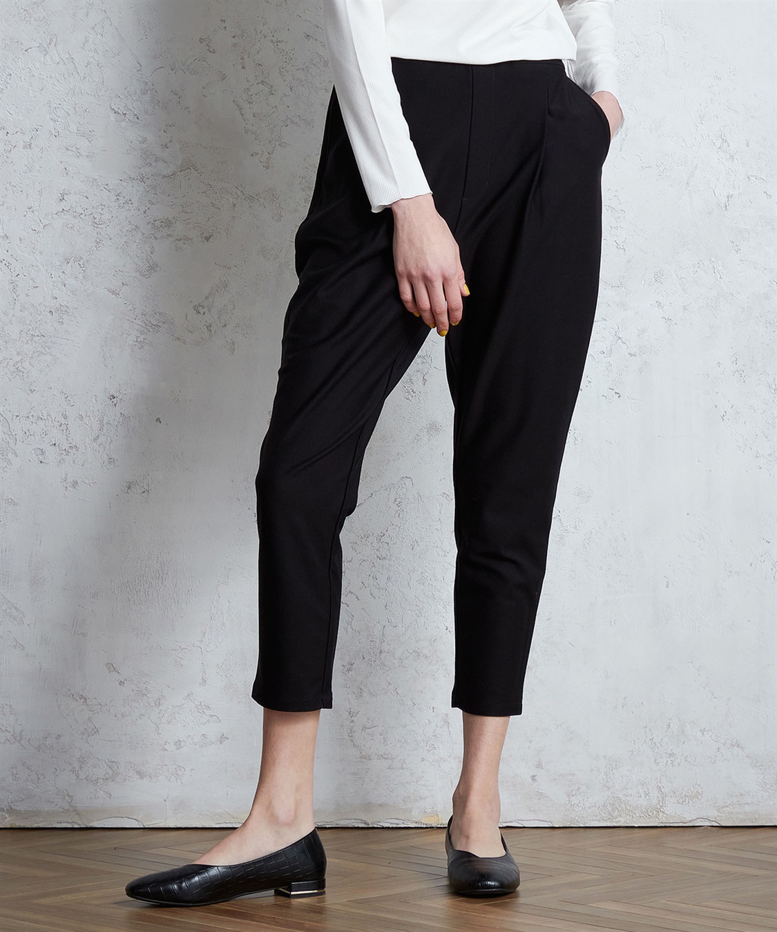 LE SOUK HOLIDAY ツイルストレッチテーパードパンツ_sub_3