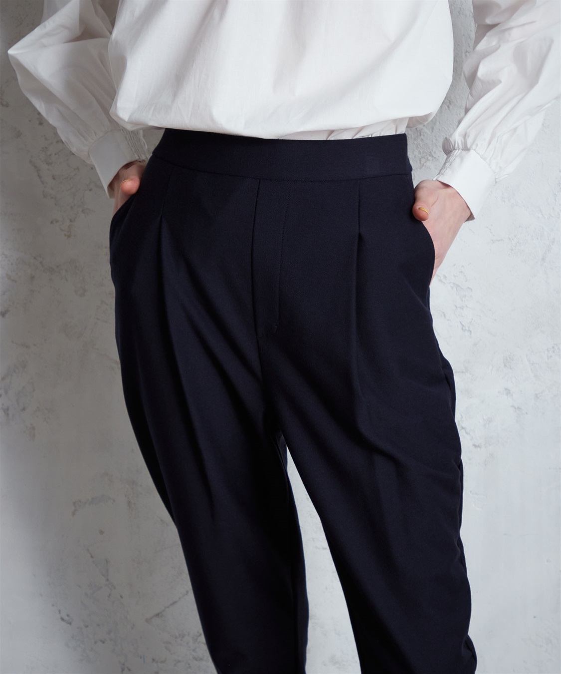 LE SOUK HOLIDAY ツイルストレッチテーパードパンツ_sub_7