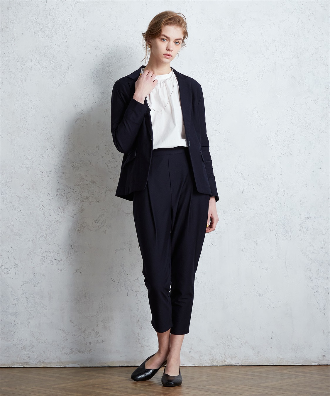 LE SOUK HOLIDAY ツイルストレッチテーパードパンツ_sub_10