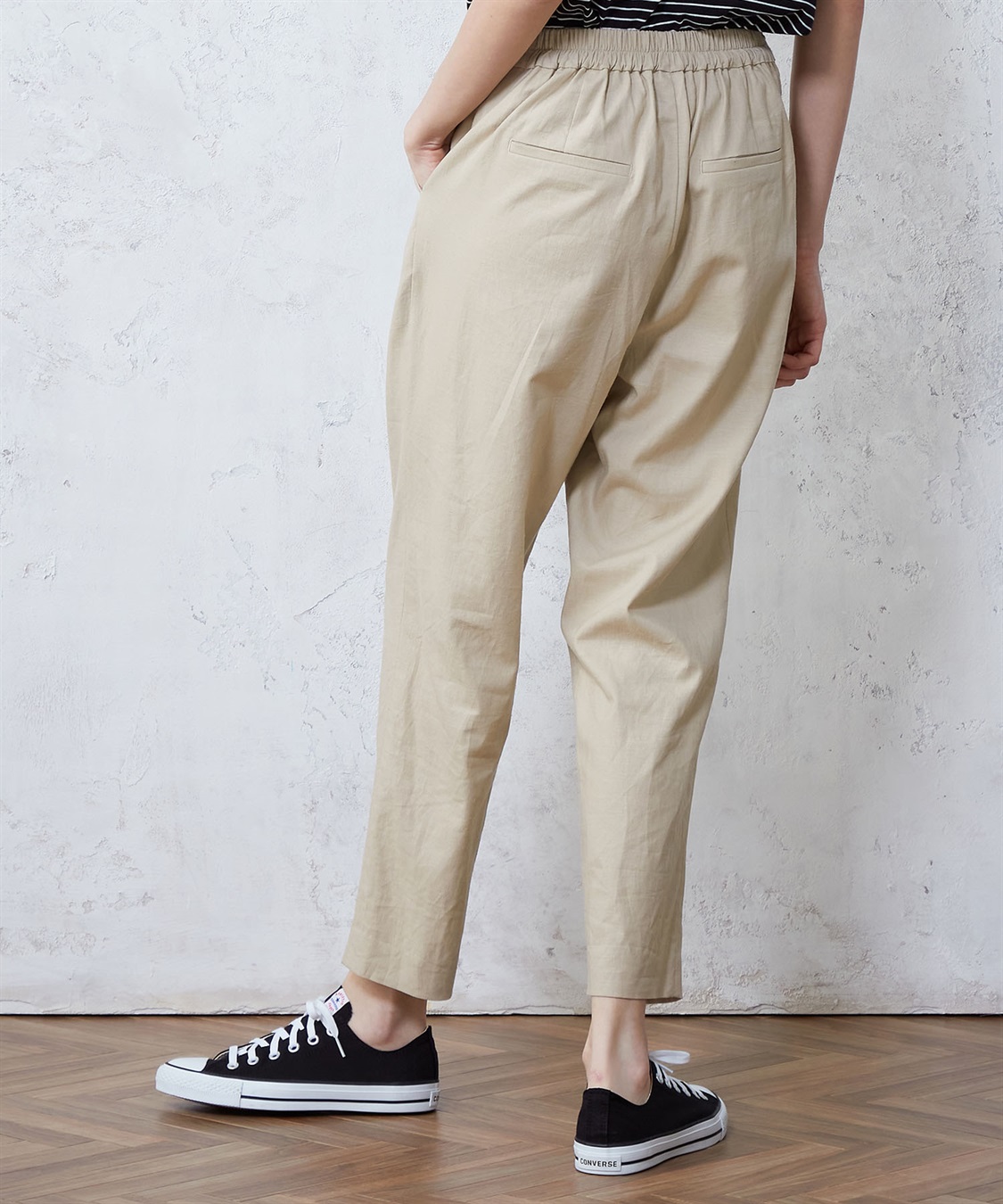 LE SOUK HOLIDAY リネンブレンドテーパードパンツ_sub_3