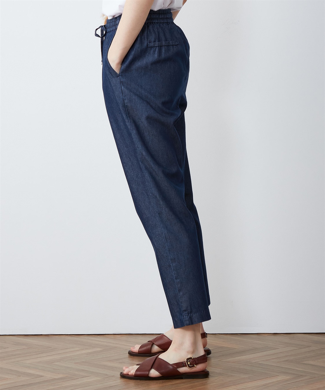 テンセルデニムテーパードパンツ LE SOUK HOLIDAY｜クロスプラス公式
