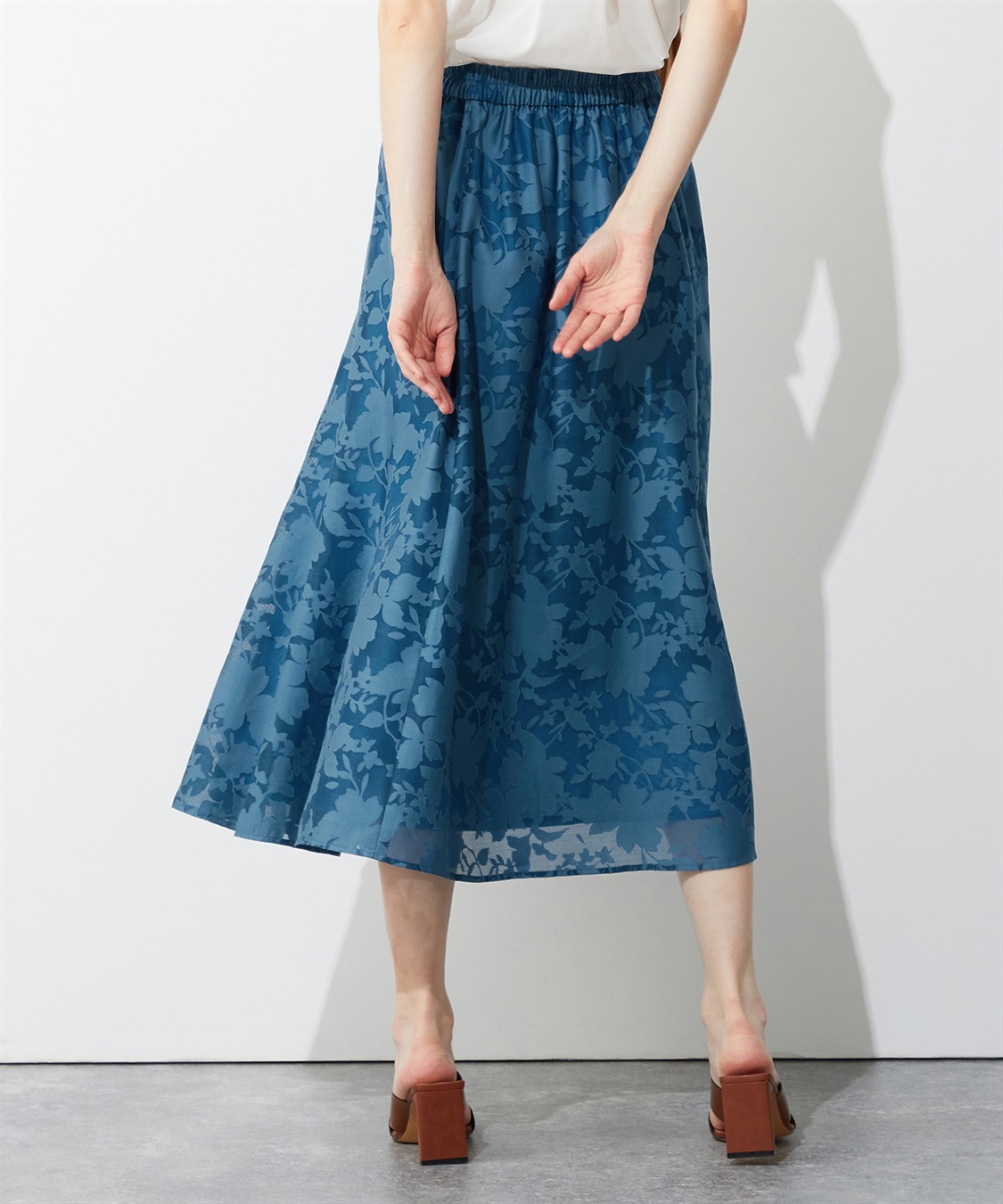 Deuxieme Classe SAMARAリブフレアスカート Deuxieme Classe（ドゥーズィエムクラス）の「*EVERYDAY I LIKE