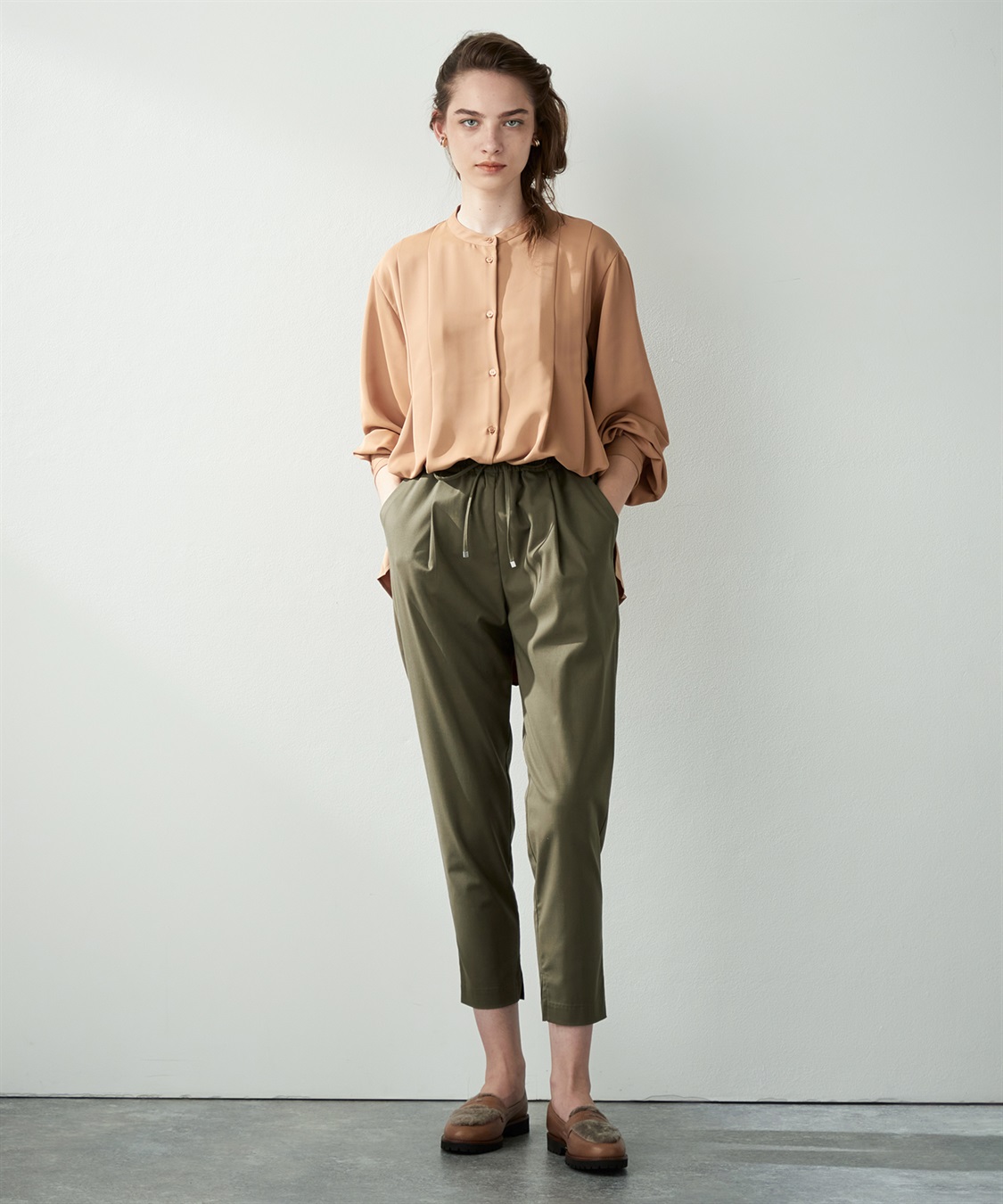 LE SOUK HOLIDAY タックテーパードパンツ_sub_11