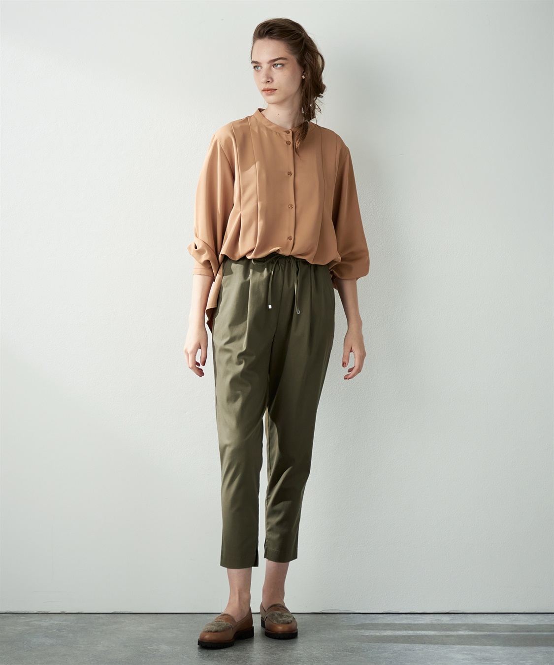 LE SOUK HOLIDAY タックテーパードパンツ_sub_12