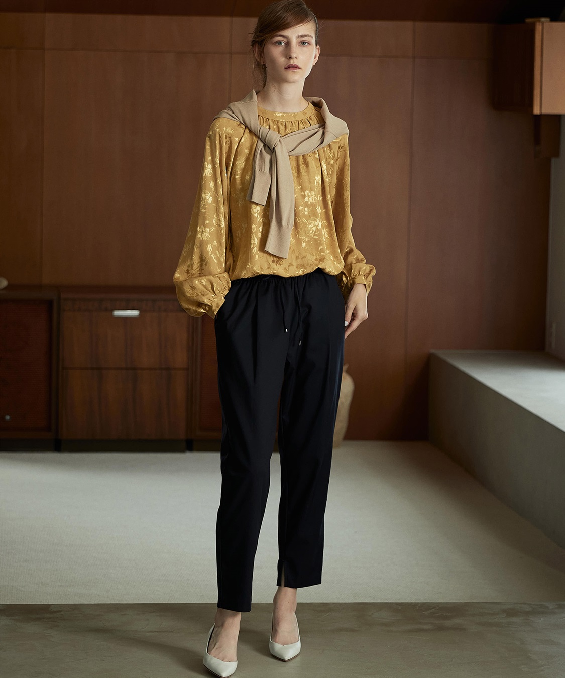 LE SOUK HOLIDAY タックテーパードパンツ_sub_20