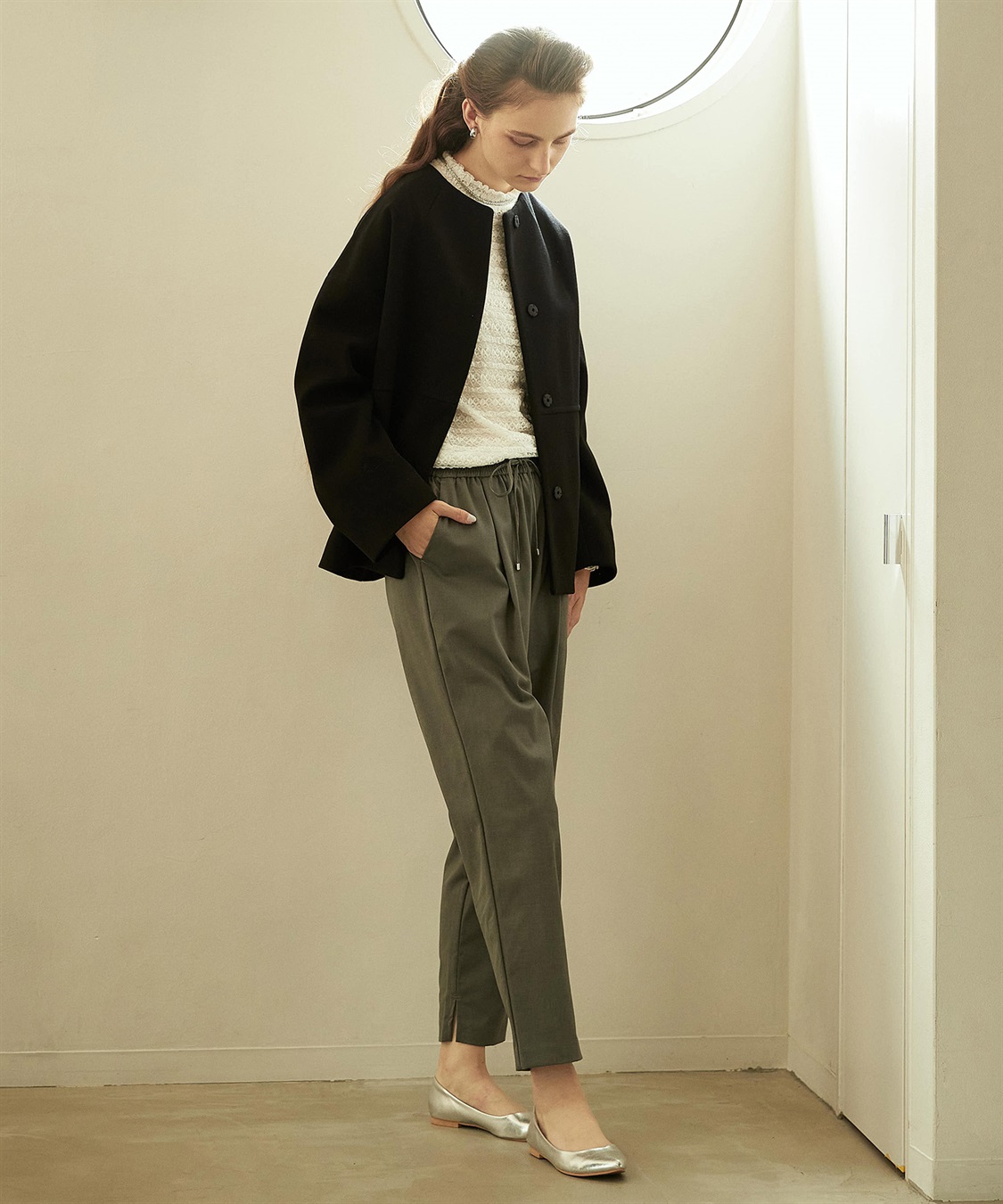 LE SOUK HOLIDAY タックテーパードパンツ_sub_21