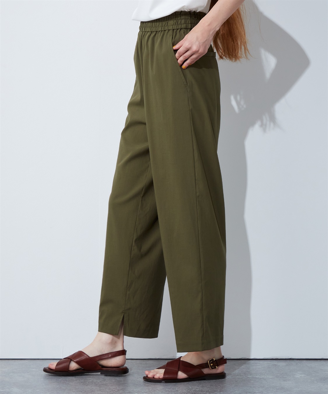 LE SOUK HOLIDAY シャーリングワイドパンツ_sub_1