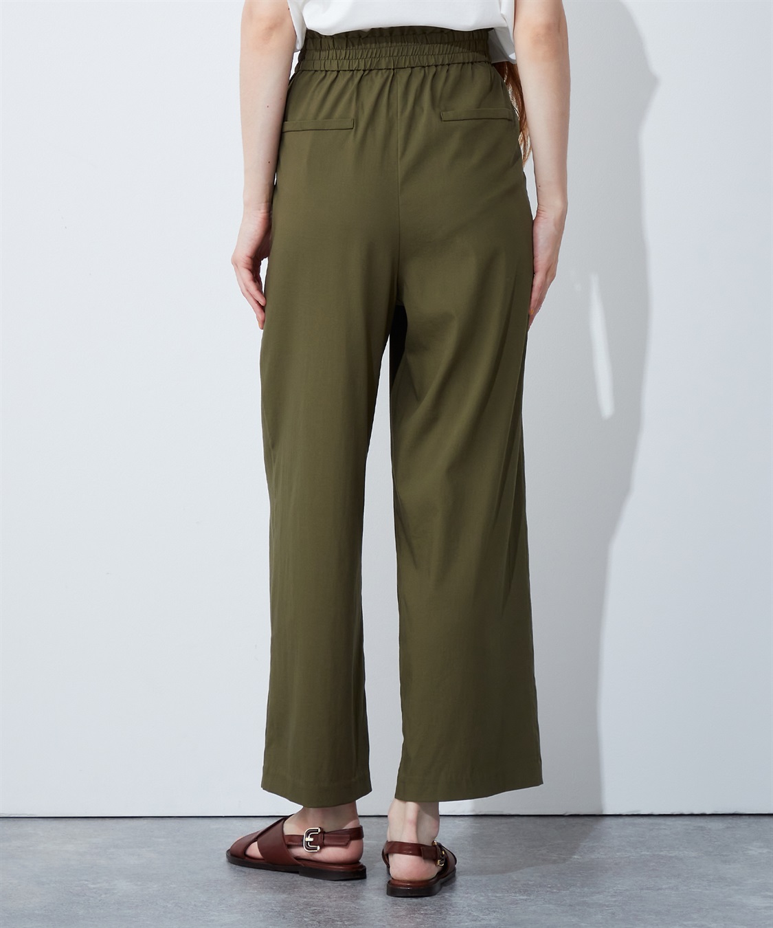 LE SOUK HOLIDAY シャーリングワイドパンツ_sub_3