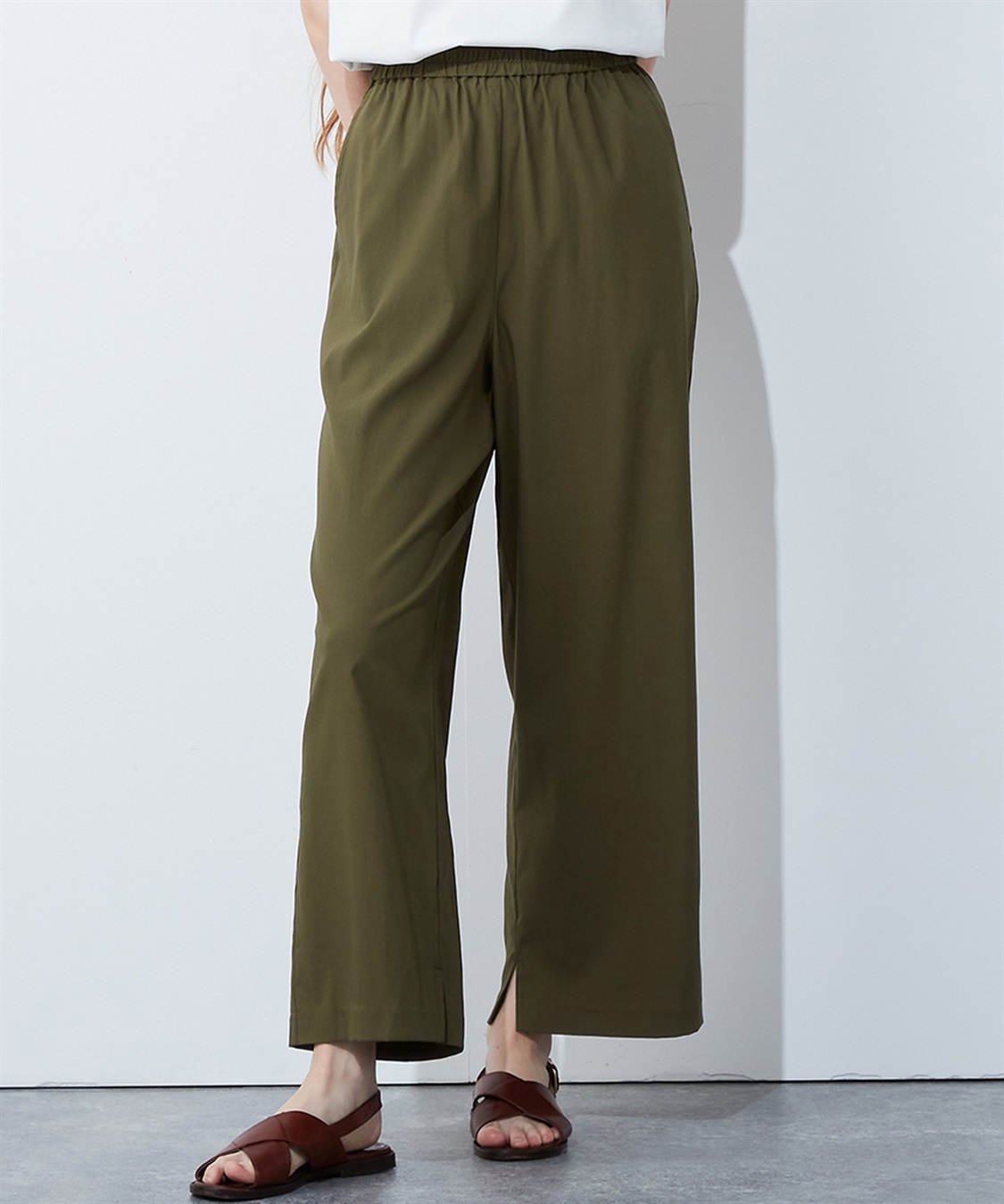 LE SOUK HOLIDAY シャーリングワイドパンツ_sub_7