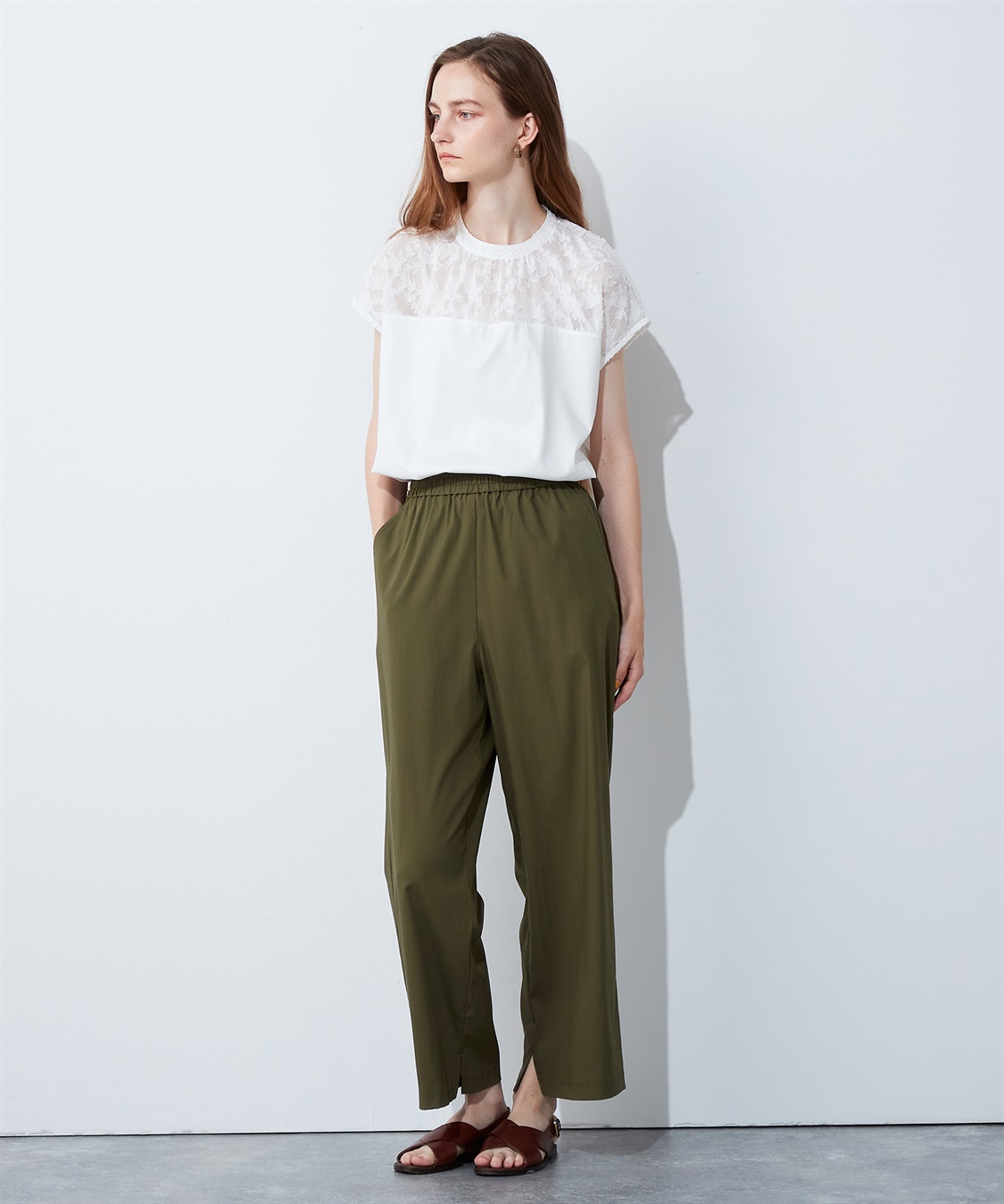 LE SOUK HOLIDAY シャーリングワイドパンツ_sub_8