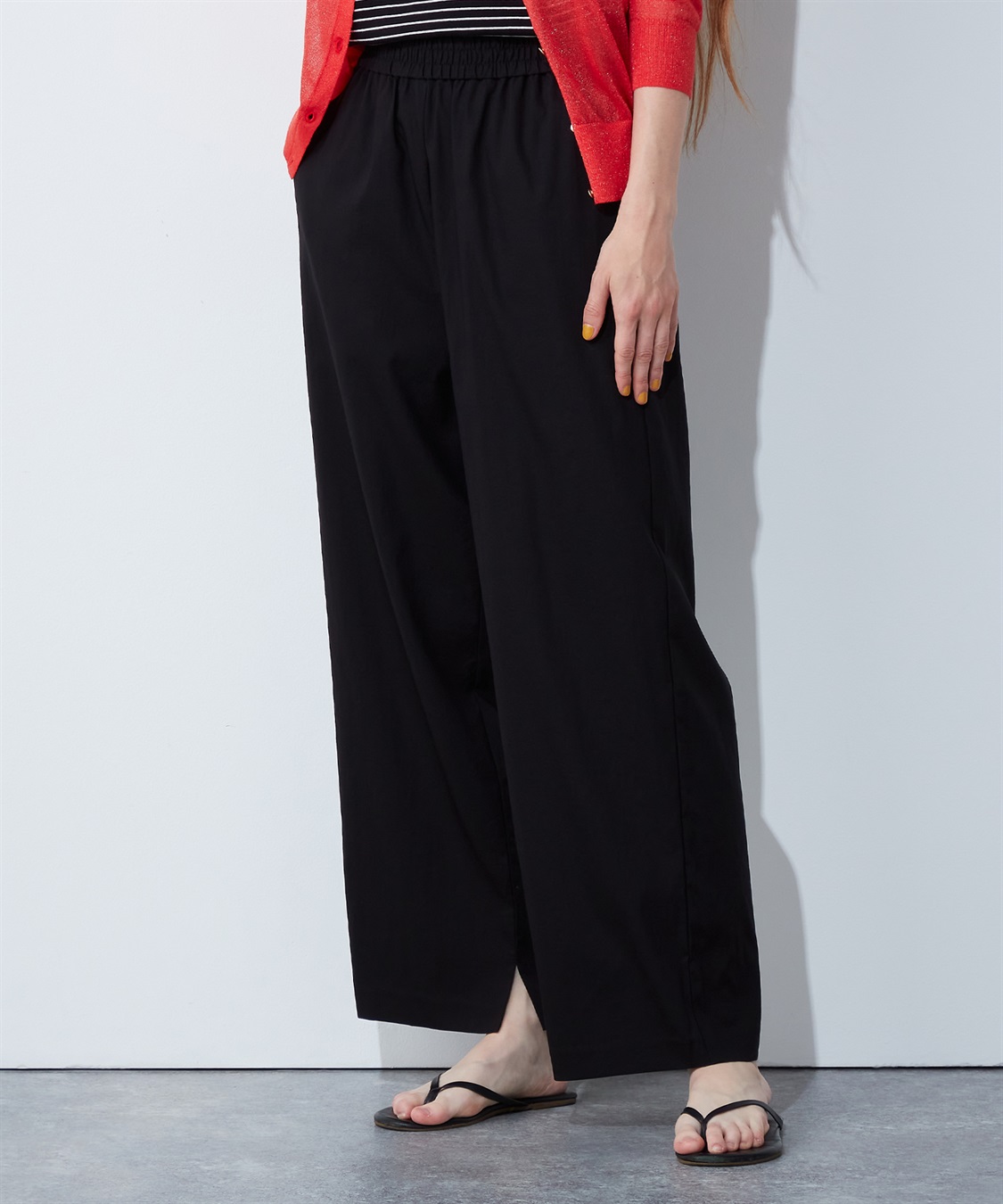 LE SOUK HOLIDAY シャーリングワイドパンツ_sub_10