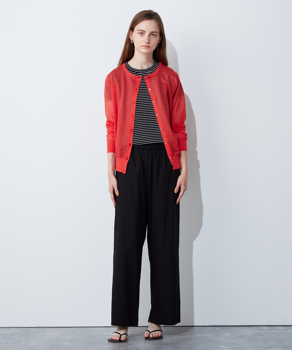 LE SOUK HOLIDAY シャーリングワイドパンツ_sub_11