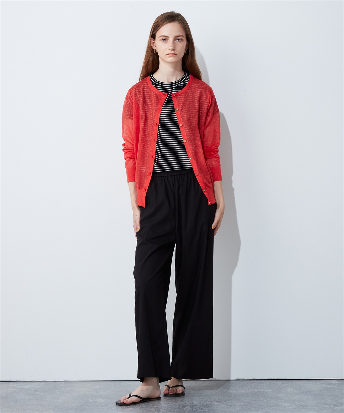 LE SOUK HOLIDAY シャーリングワイドパンツ_sub_12