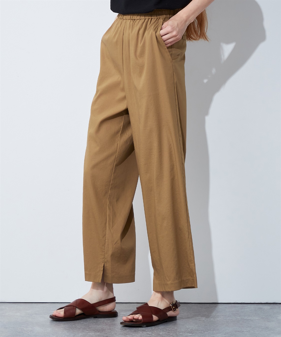 LE SOUK HOLIDAY シャーリングワイドパンツ_sub_13