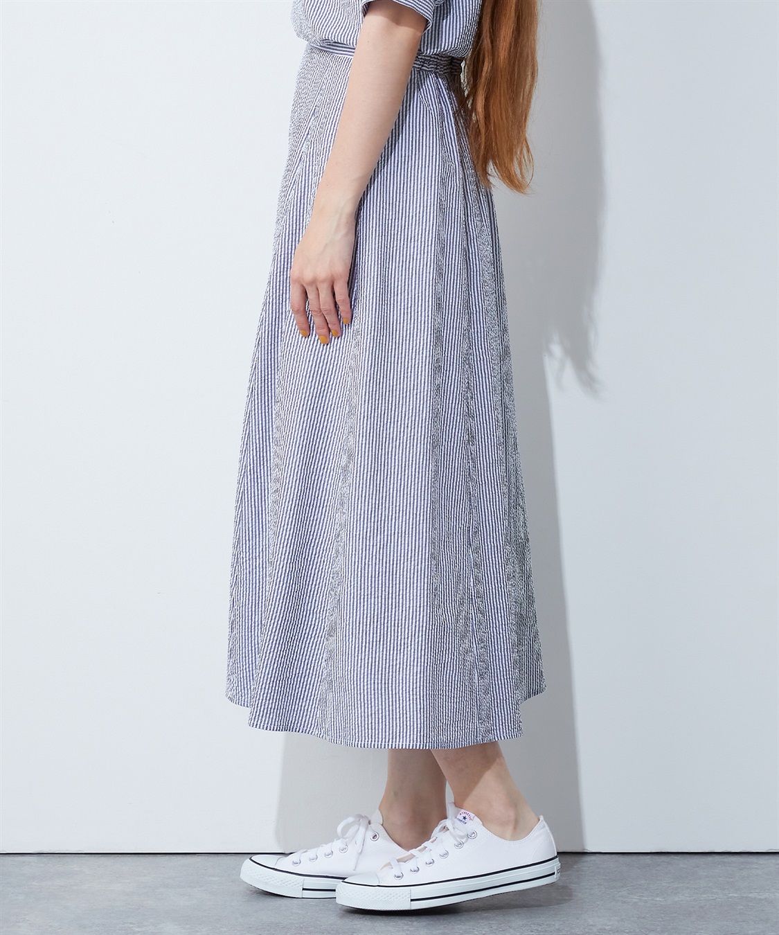 LE SOUK HOLIDAY セミフレアサッカースカート_sub_1