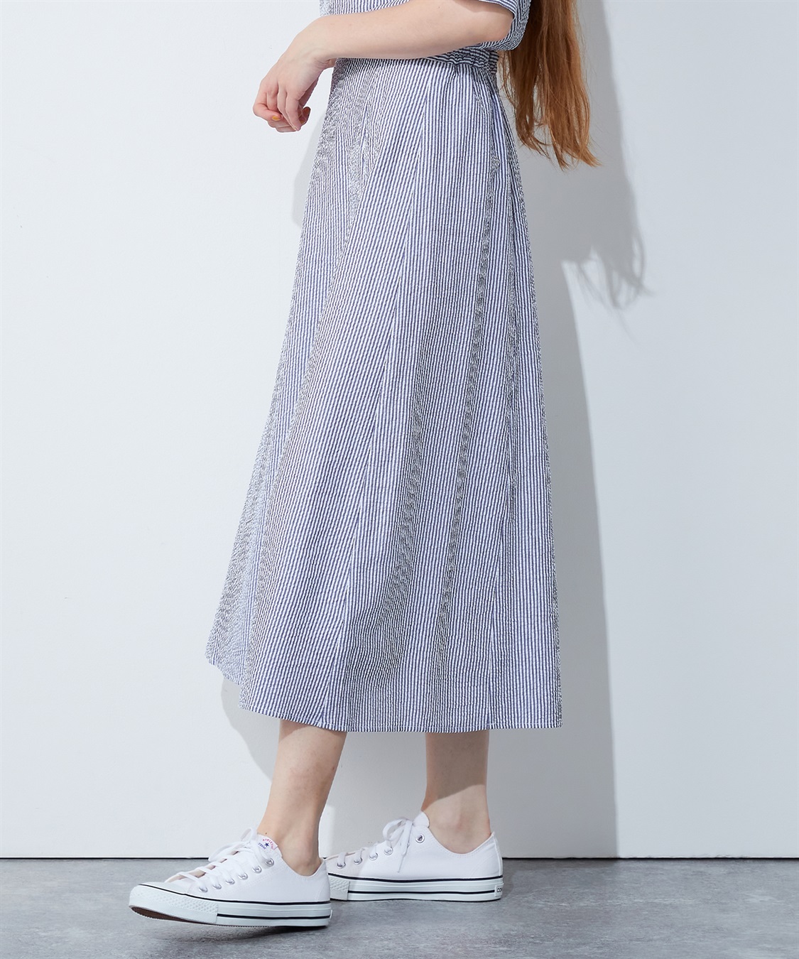 LE SOUK HOLIDAY セミフレアサッカースカート_sub_2