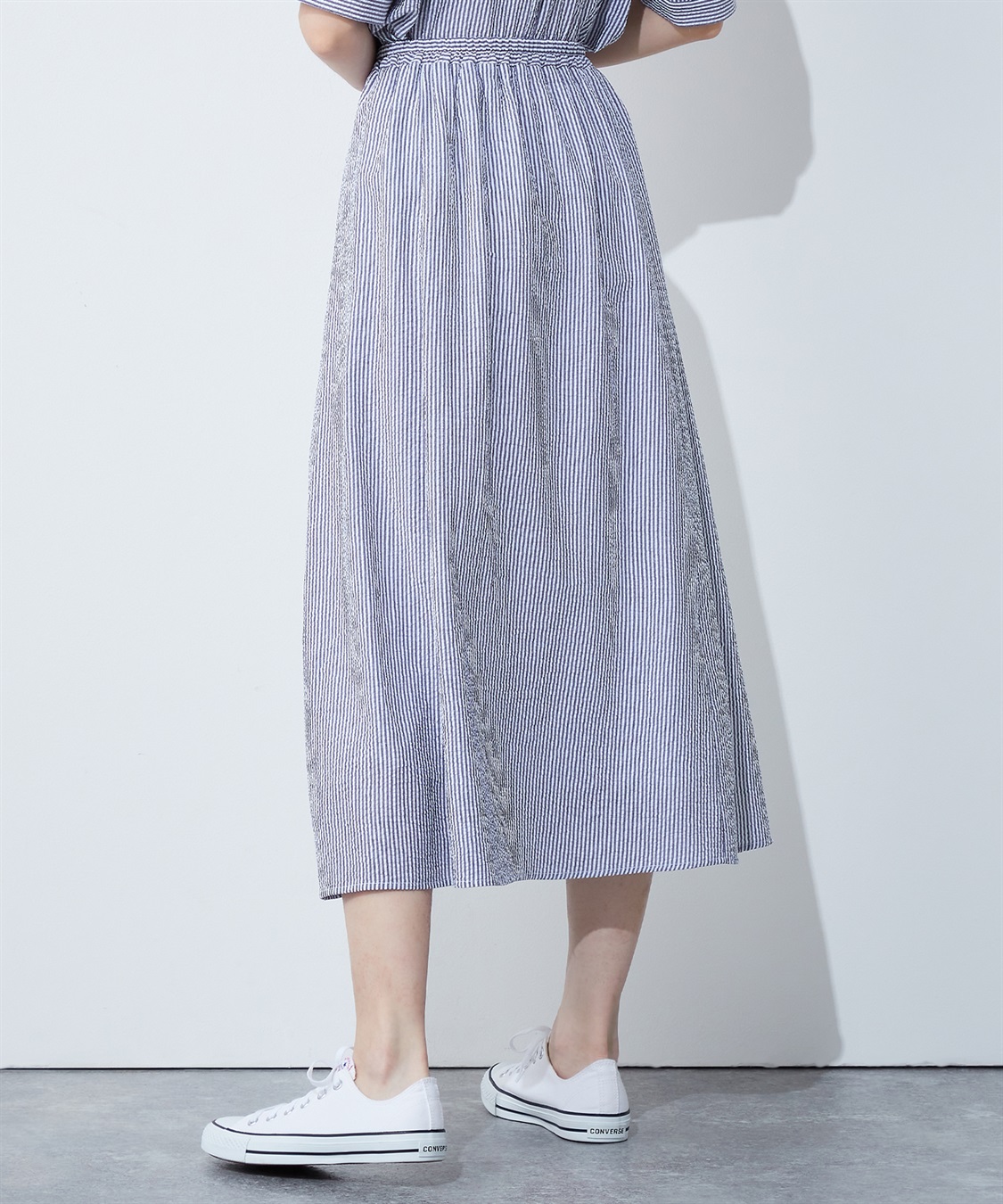 LE SOUK HOLIDAY セミフレアサッカースカート_sub_4