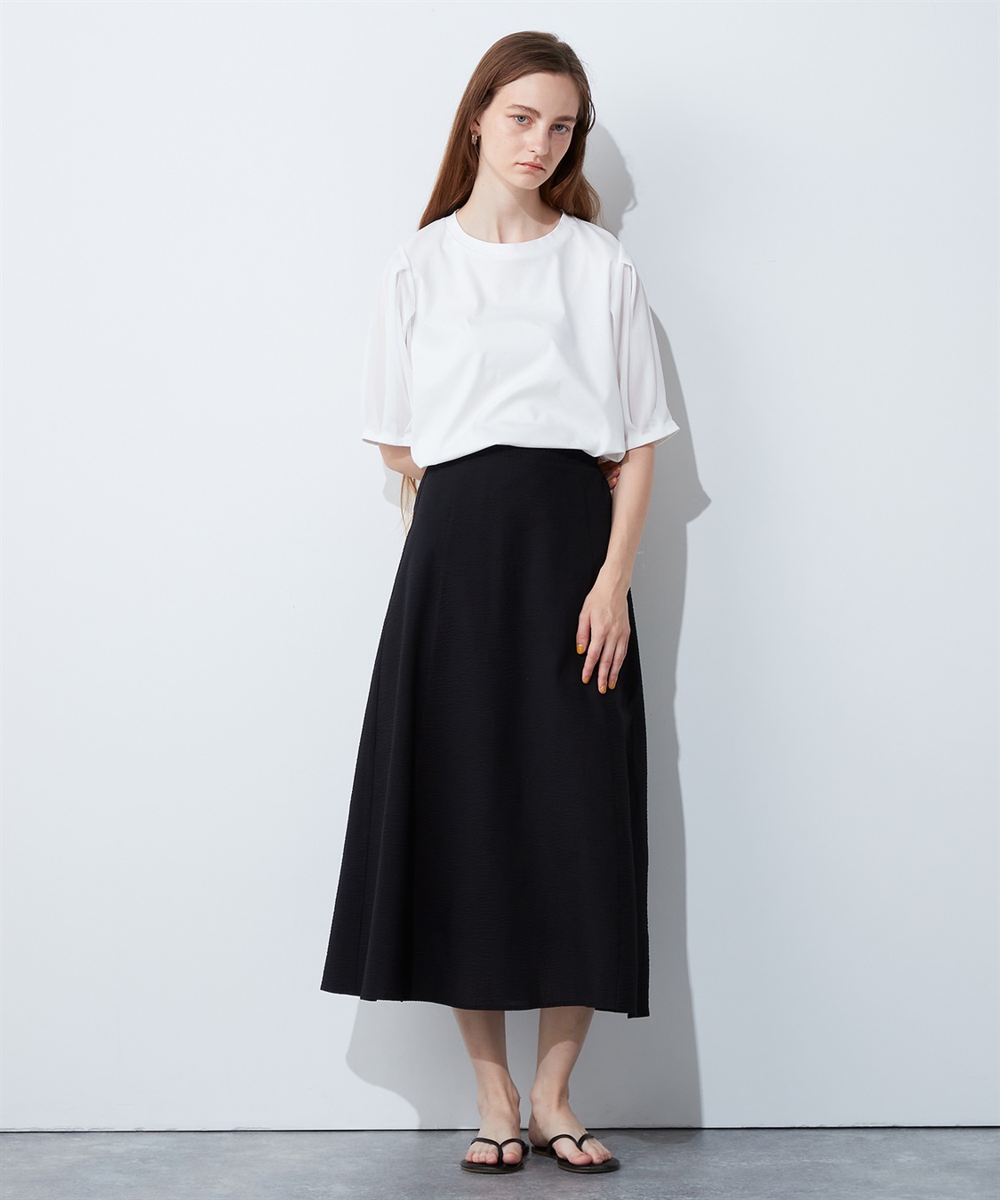 LE SOUK HOLIDAY セミフレアサッカースカート_sub_14