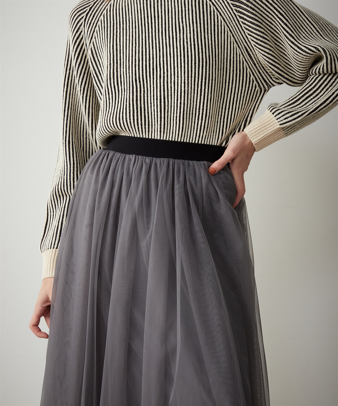 LE SOUK HOLIDAY チュールプリーツスカート_sub_10