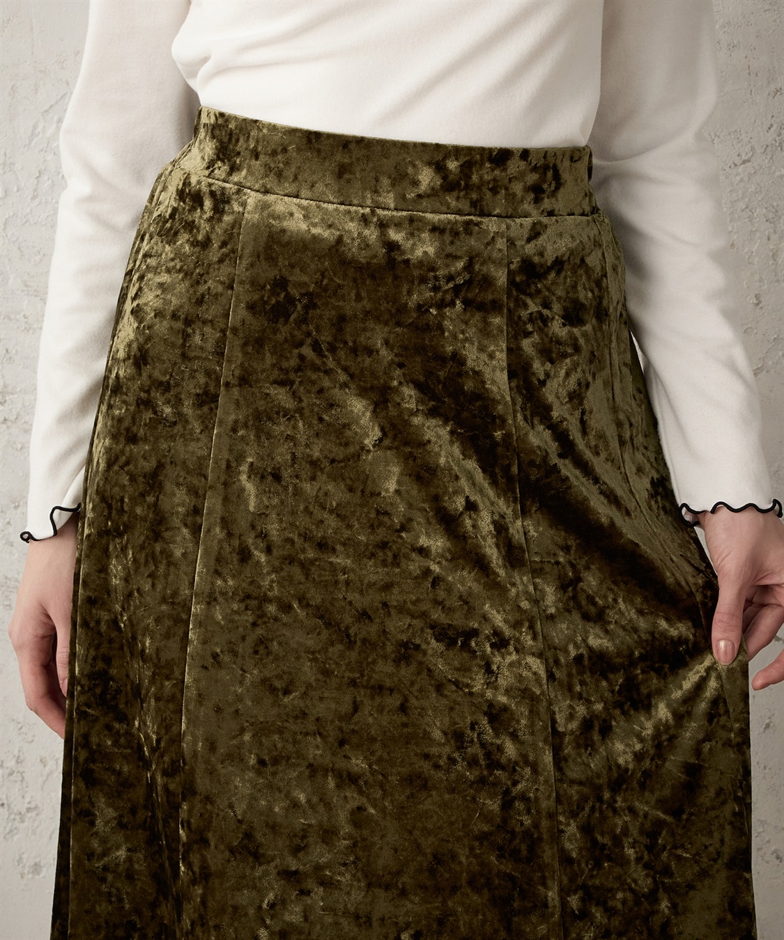 LE SOUK HOLIDAY クラッシュベロアスカート_sub_18