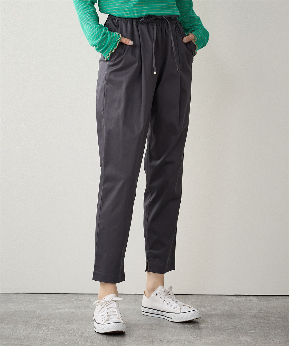 タックテーパードパンツ LE SOUK HOLIDAY｜クロスプラス公式通販サイト