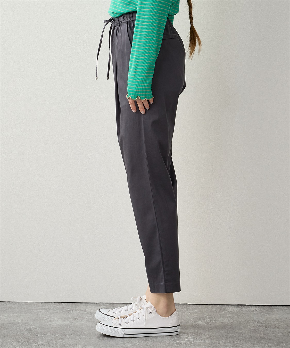 LE SOUK HOLIDAY タックテーパードパンツ_sub_2