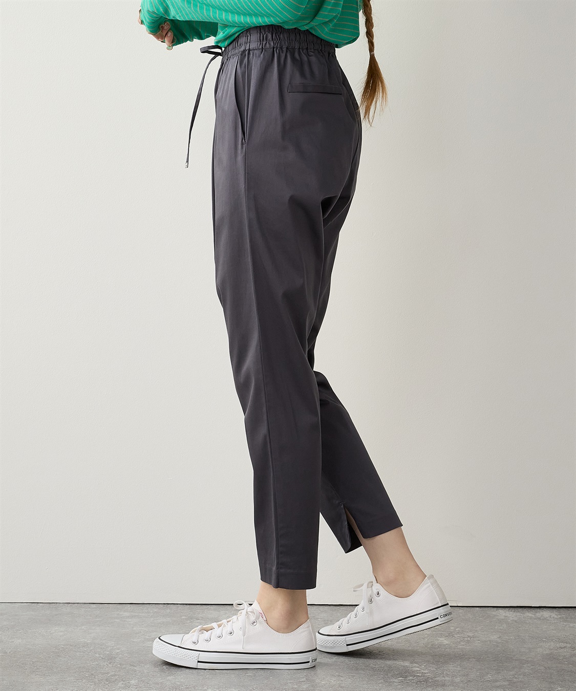 LE SOUK HOLIDAY タックテーパードパンツ_sub_3