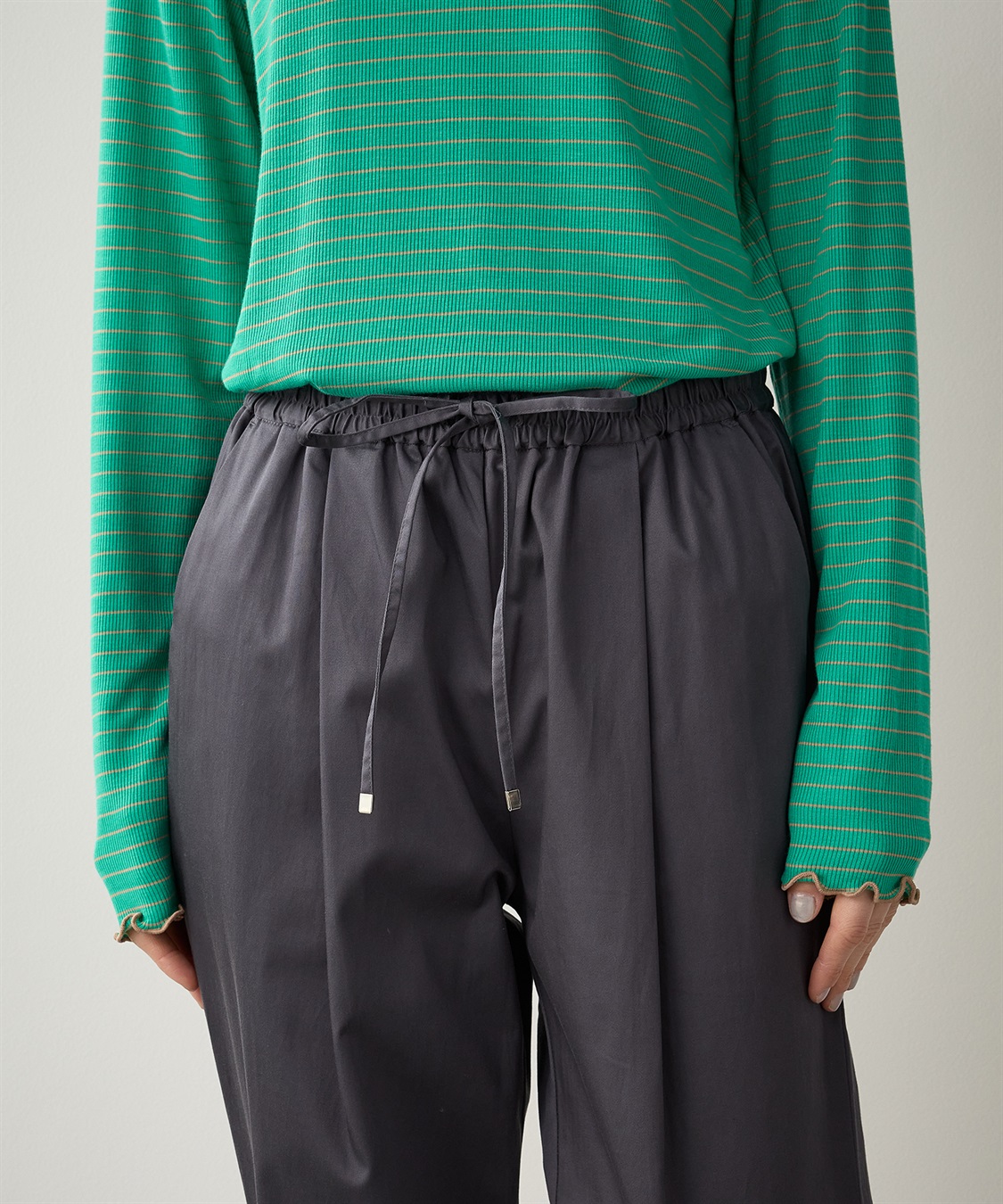 LE SOUK HOLIDAY タックテーパードパンツ_sub_6