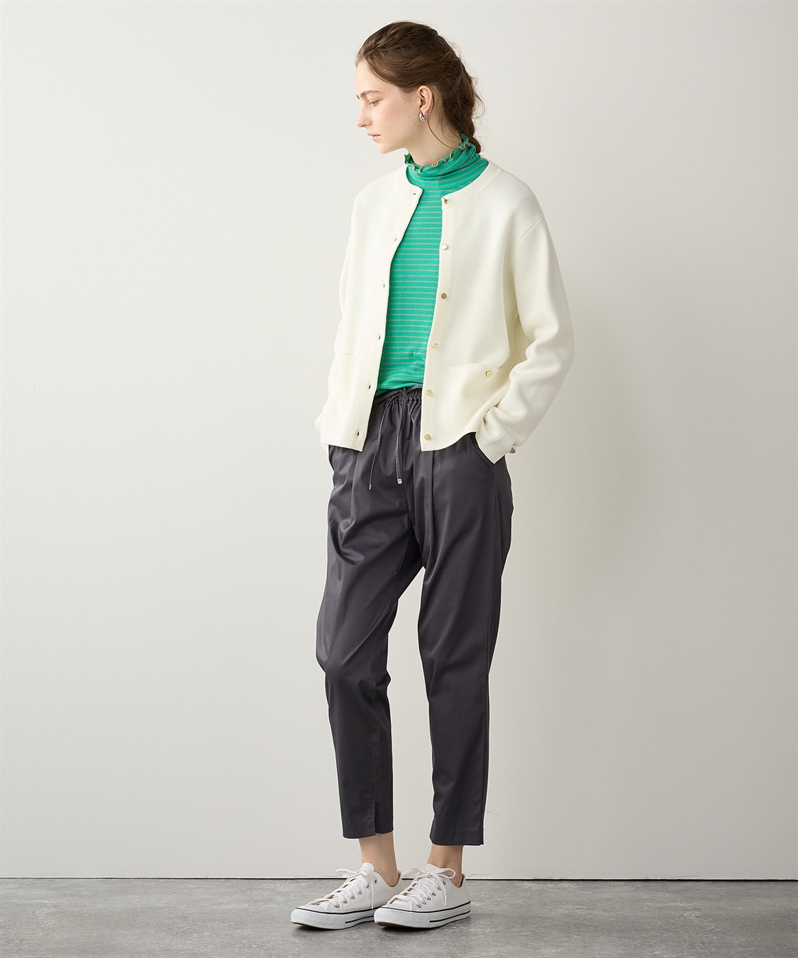 LE SOUK HOLIDAY タックテーパードパンツ_sub_10