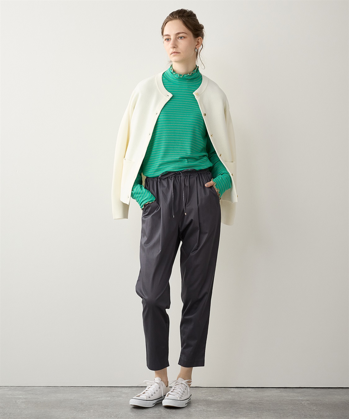 LE SOUK HOLIDAY タックテーパードパンツ_sub_11