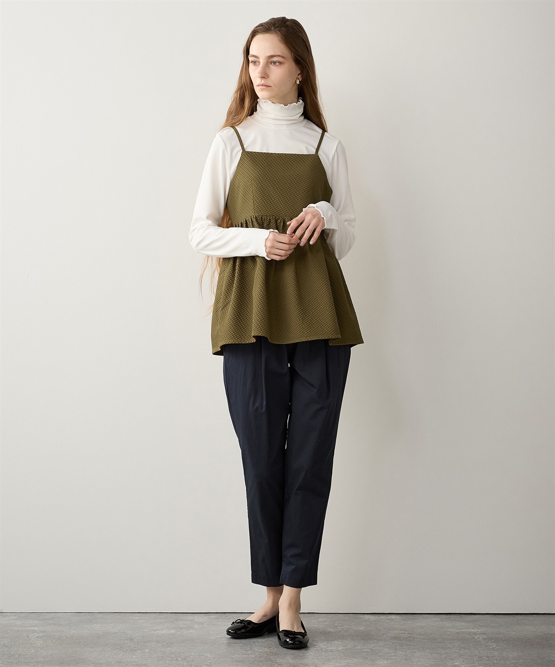 LE SOUK HOLIDAY タックテーパードパンツ_sub_14