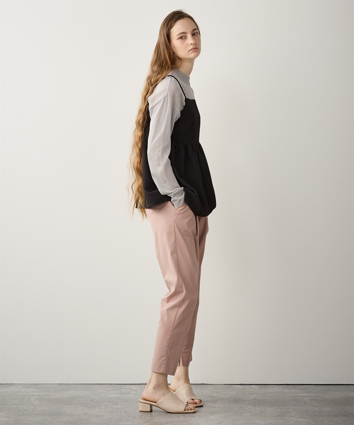 LE SOUK HOLIDAY タックテーパードパンツ_sub_17