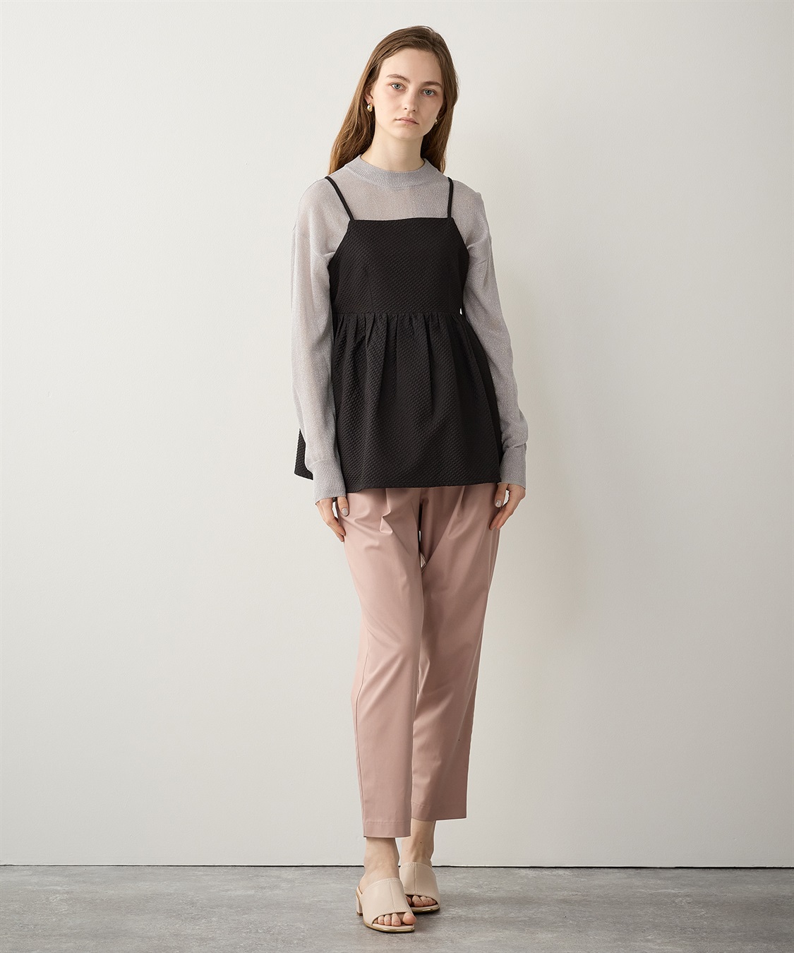 LE SOUK HOLIDAY タックテーパードパンツ_sub_18