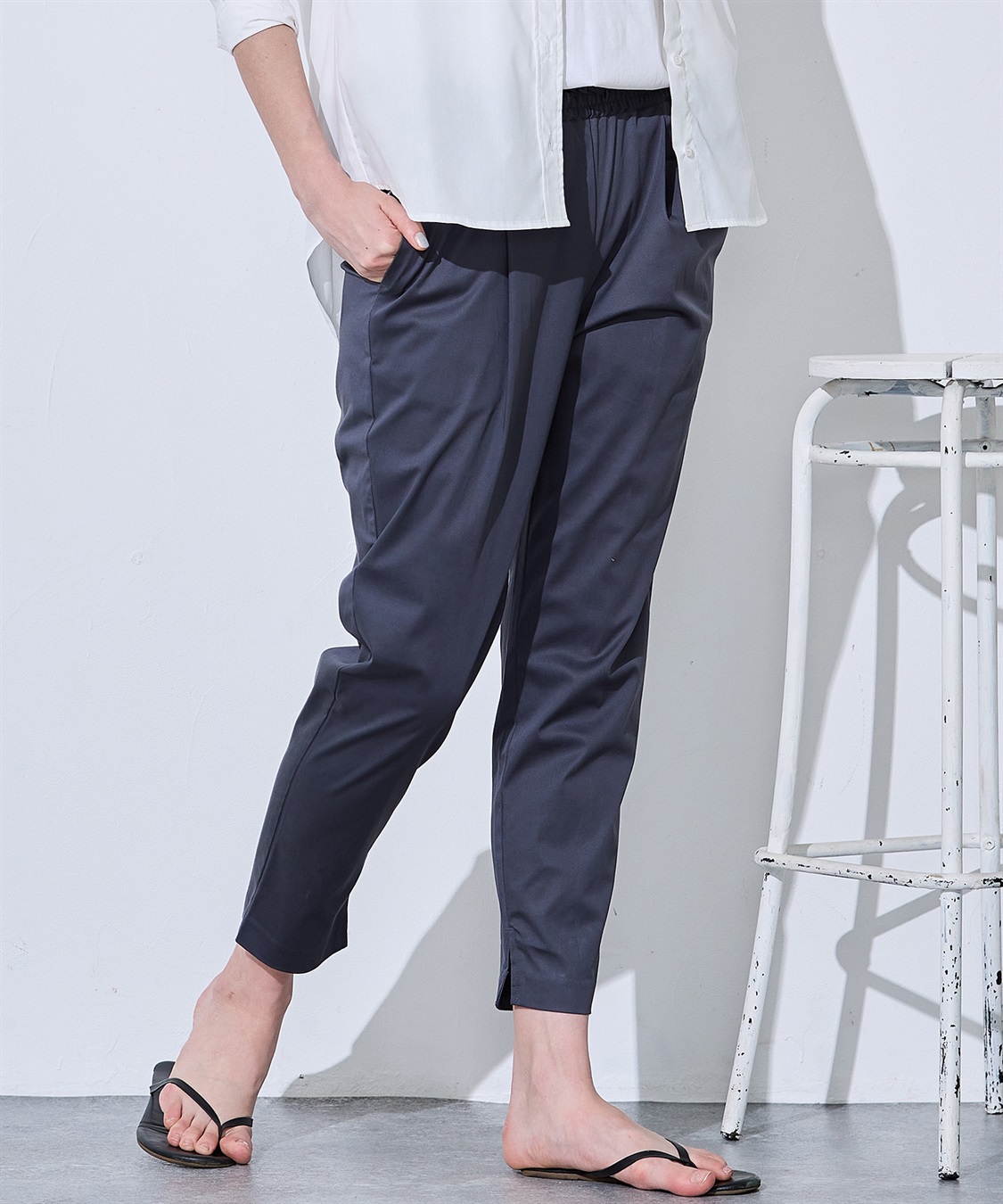 LE SOUK HOLIDAY タックテーパードパンツ_sub_28