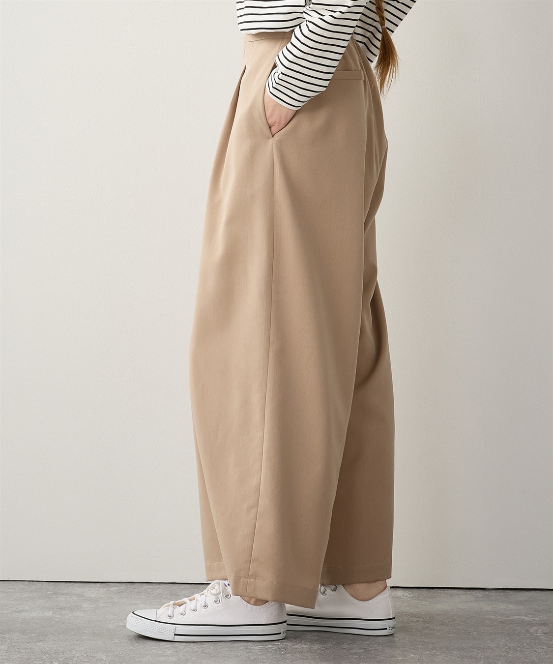 LE SOUK HOLIDAY タックワイドパンツ_sub_1