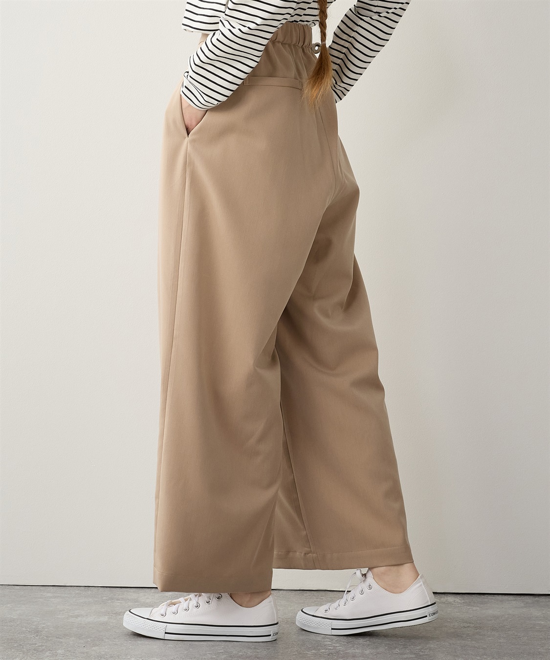 パンツ riko シアーワイドパンツ(ガウチョ・ワイドパンツ) | a.v.v(アー・ヴェ