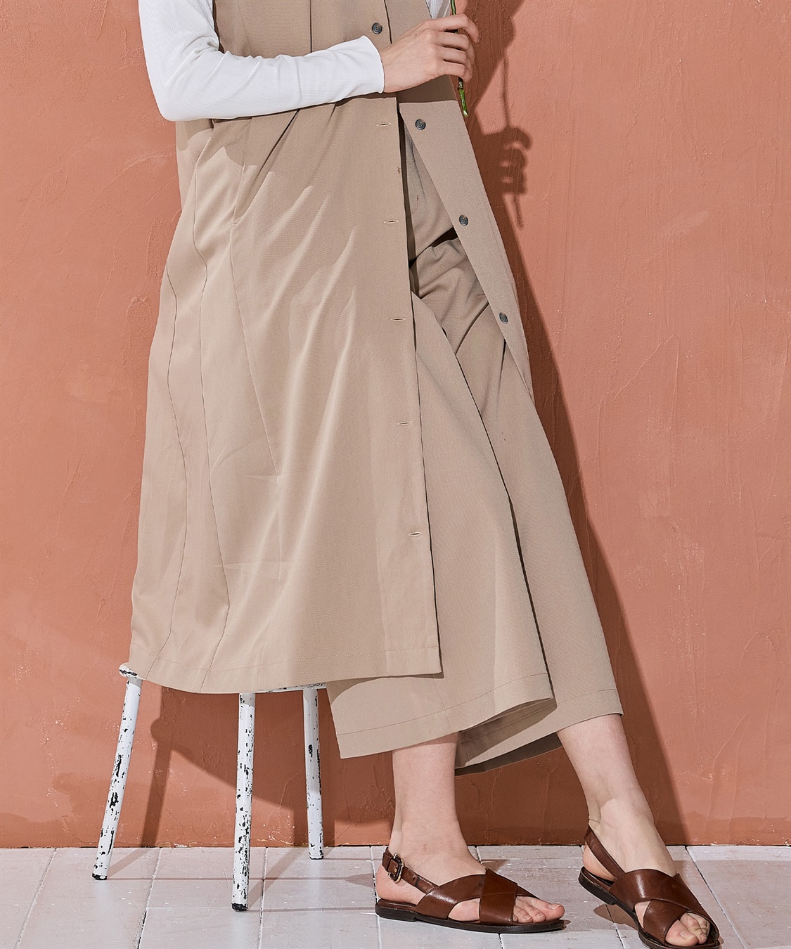 LE SOUK HOLIDAY タックワイドパンツ_sub_15