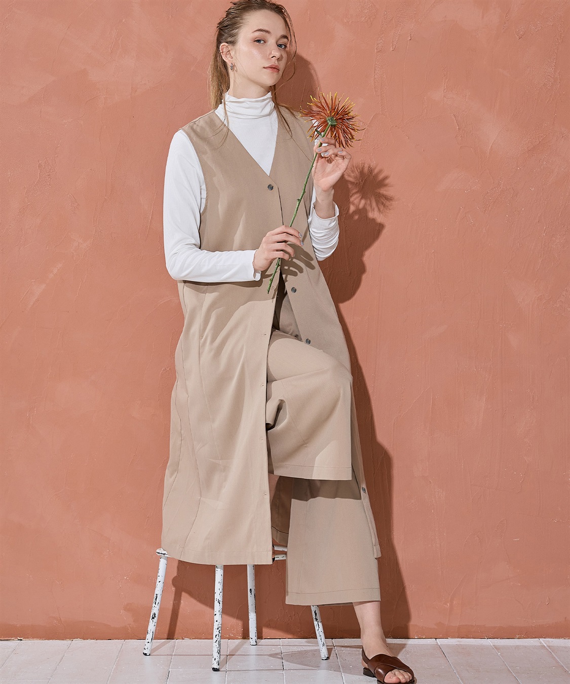 LE SOUK HOLIDAY タックワイドパンツ_sub_17