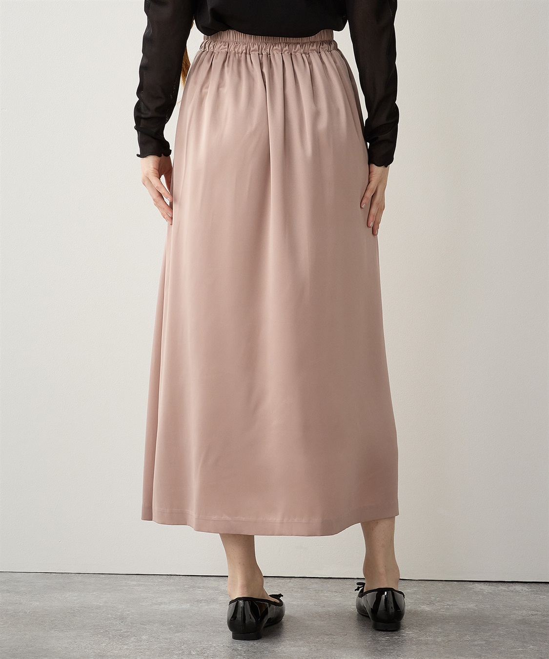 LE SOUK HOLIDAY サテンスカート_sub_4