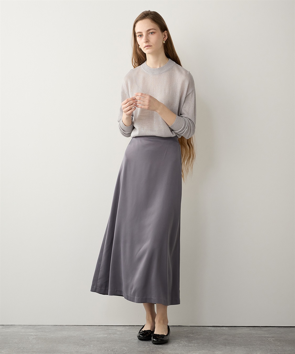 サテンスカート LE SOUK HOLIDAY｜クロスプラス公式通販サイト