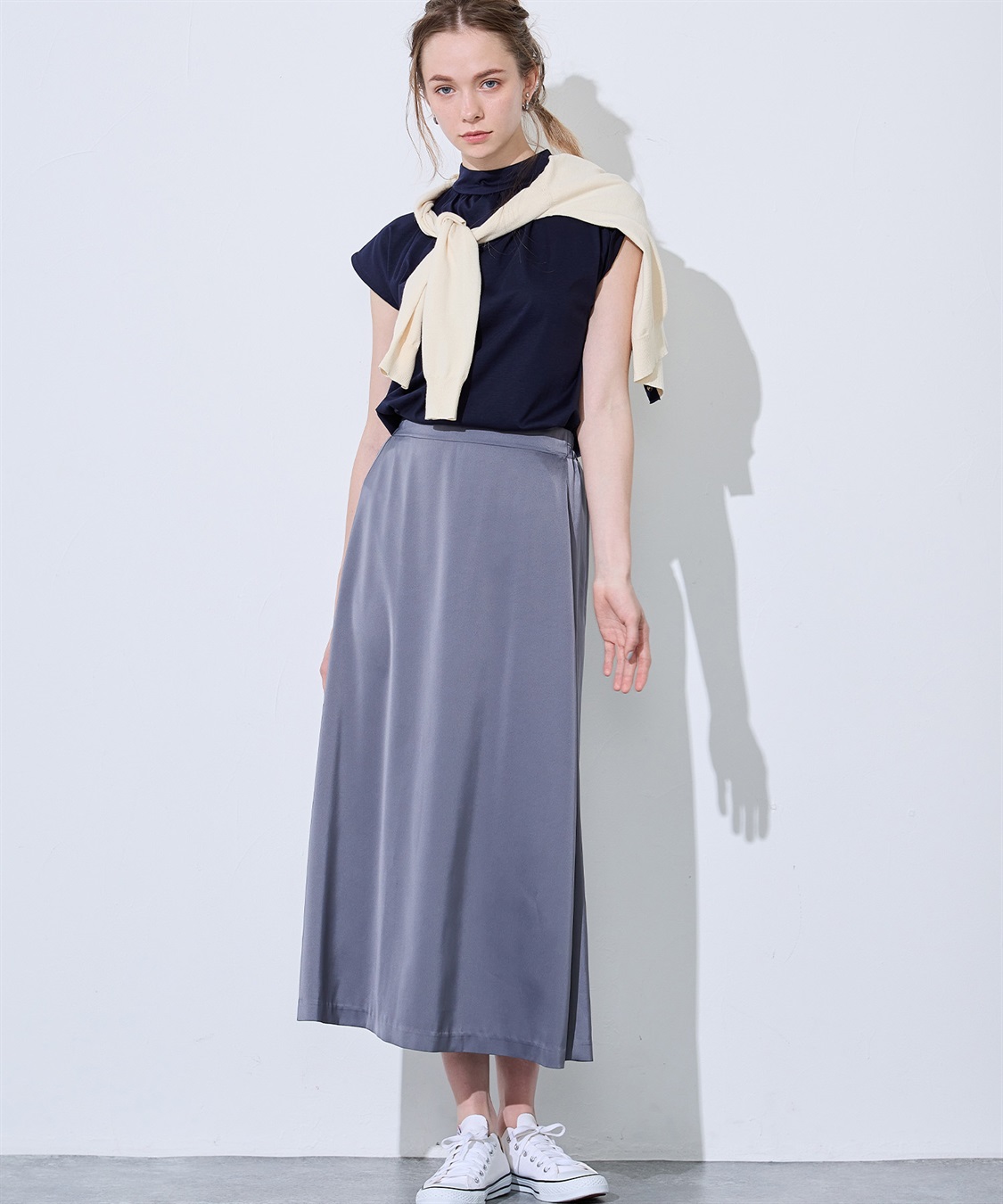 LE SOUK HOLIDAY サテンスカート_sub_20