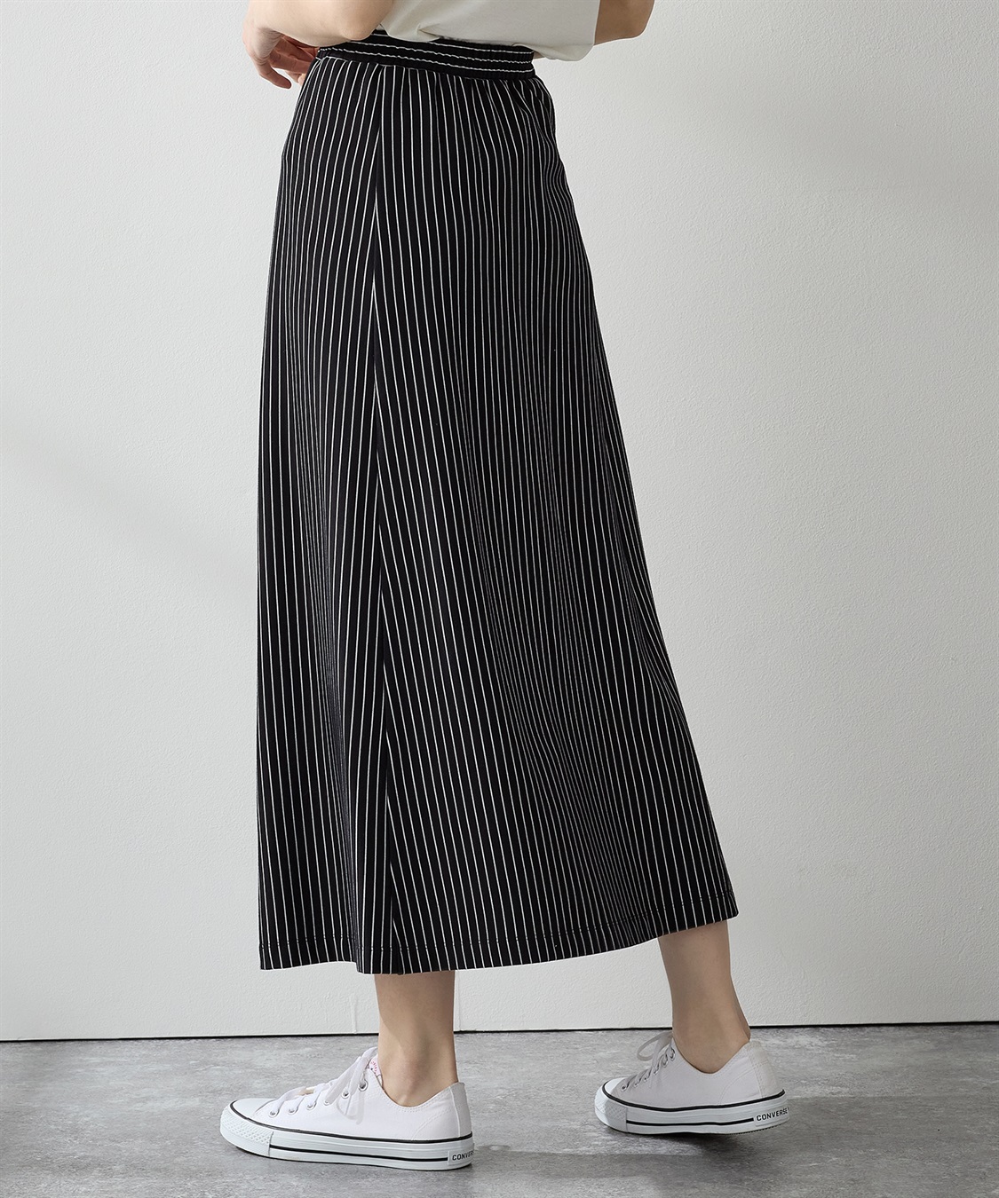 LE SOUK HOLIDAY ストライプボタンスカート_sub_4