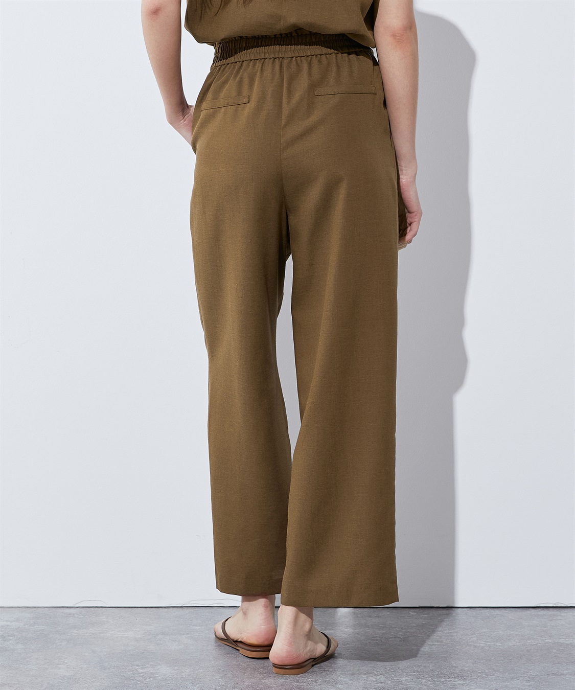 【極美品】theory luxe シルク混パンツセットアップ シャンパンブラウン 極美品】theory luxe シルク混パンツセットアップ シャンパンブラウン