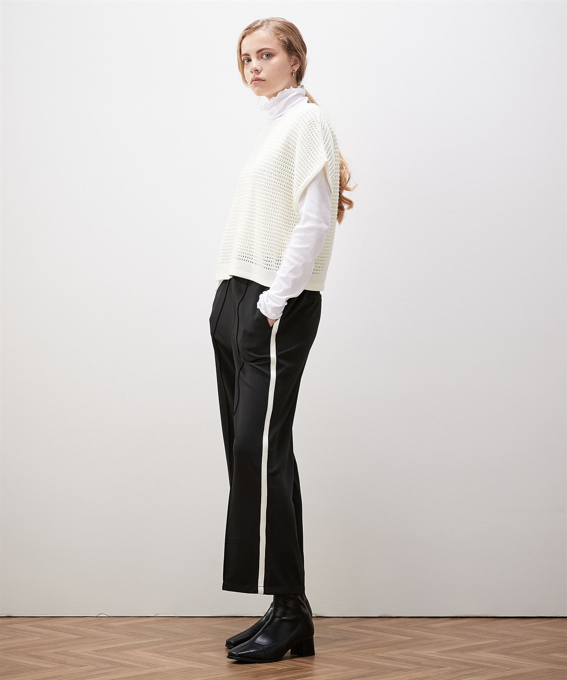 ジョーゼットサイドラインパンツ LE SOUK HOLIDAY｜クロスプラス公式